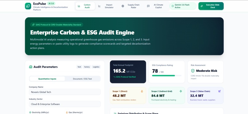 EcoPulse AI – screenshot 1