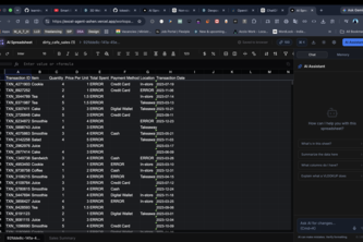AI Spreadsheet