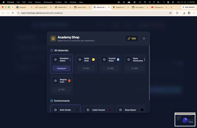 MathCraft Academy – screenshot 1