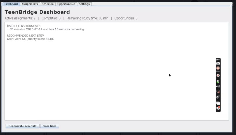 TeenBridge – screenshot 2