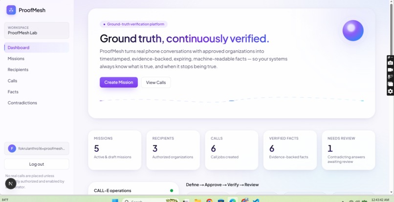 ProofMesh – screenshot 1