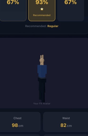 The Fit Oracle – screenshot 1