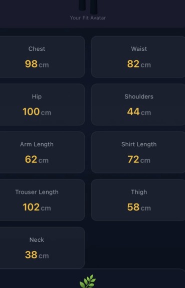 The Fit Oracle – screenshot 2