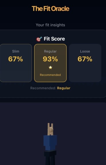 The Fit Oracle – screenshot 3