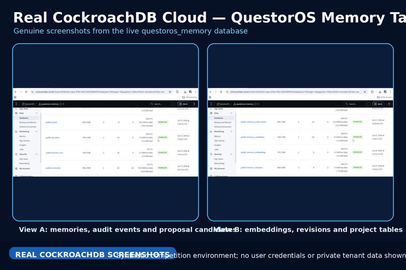 QuestorOS Memory — ICARE³ Organizational Intelligence – screenshot 5