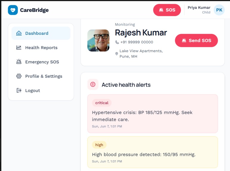 CareBridge – screenshot 2