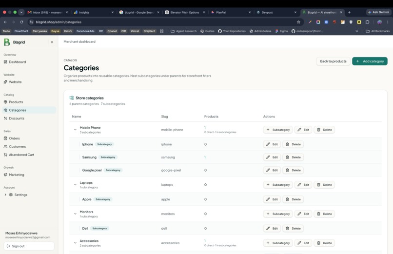 Bizgrid – screenshot 8