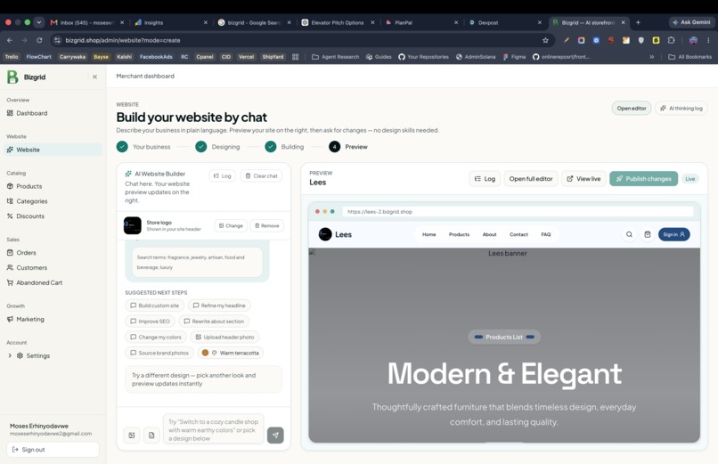 Bizgrid – screenshot 5