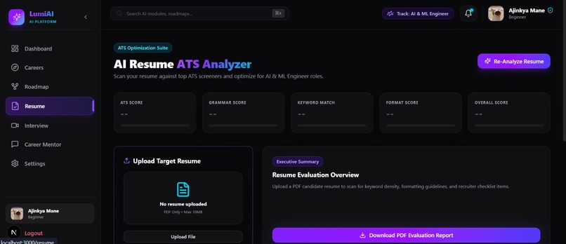 LuminAI - AI Career Mentor – screenshot 7