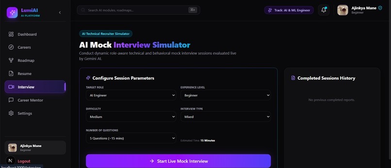 LuminAI - AI Career Mentor – screenshot 8