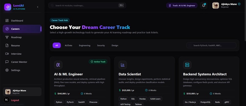 LuminAI - AI Career Mentor – screenshot 5