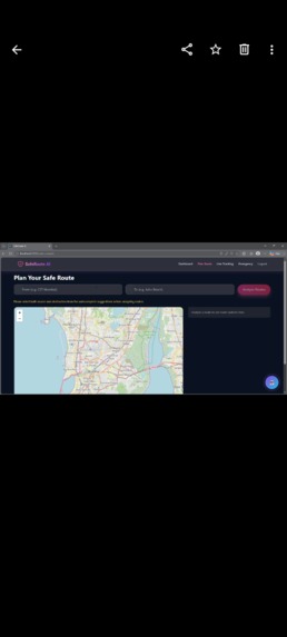 SAFEROUTE-AI – screenshot 2