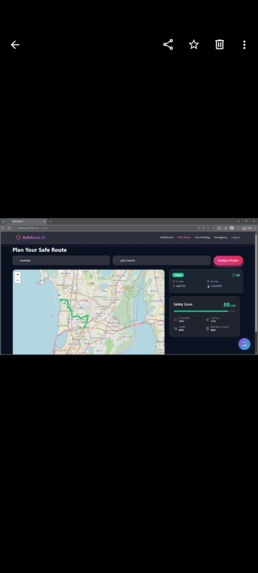 SAFEROUTE-AI – screenshot 3