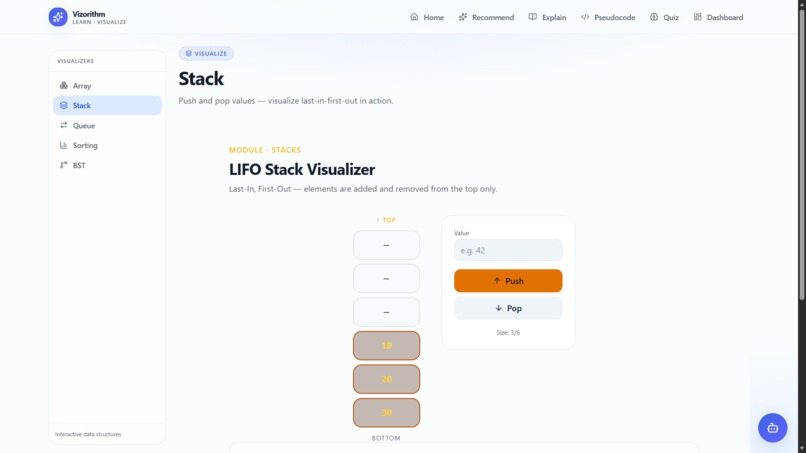vizorithm – screenshot 3