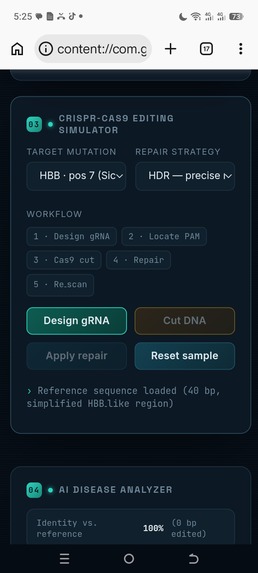 Crispr-X -- AI-Powered Genome Engineering Lab – screenshot 7