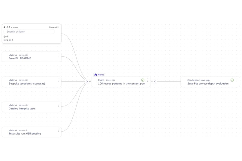 Signal Evidence Graph – screenshot 1