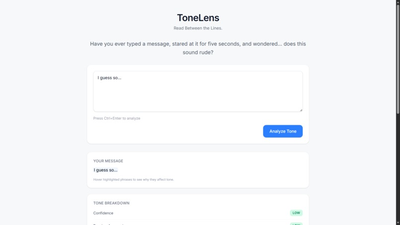 ToneLens – screenshot 2
