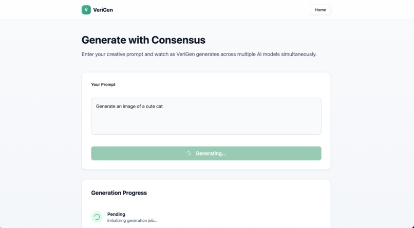 VeriGen: One prompt. Multiple models. One verified winner. – screenshot 2