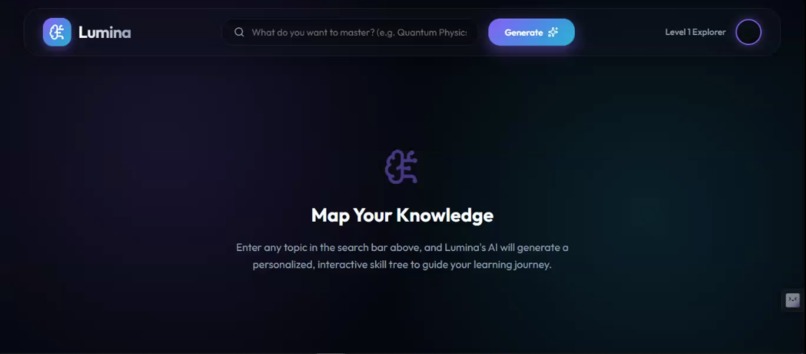 Lumina: The AI Knowledge Cartographer – screenshot 1