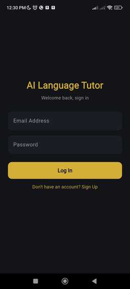 AI Language Tutor  – screenshot 1