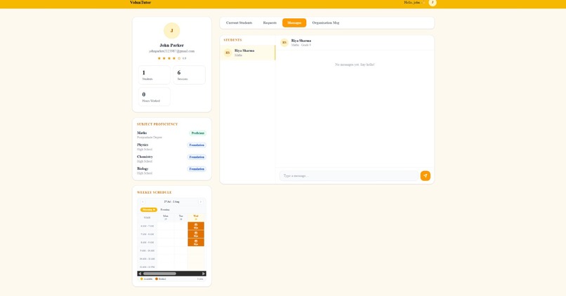 VolunTutor - Learning with no limits – screenshot 1