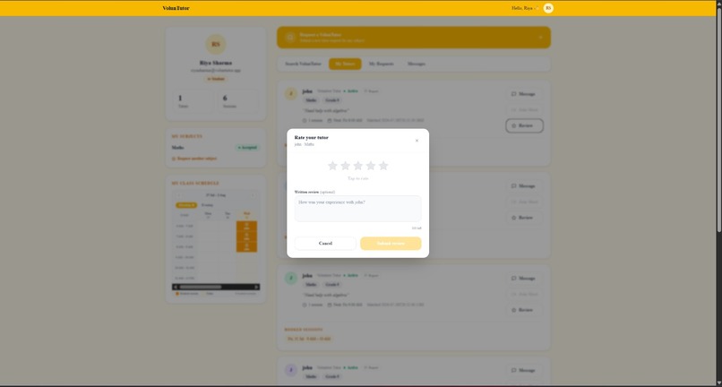 VolunTutor - Learning with no limits – screenshot 3