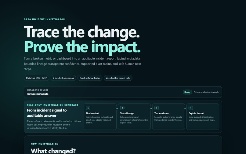 Data Incident Investigator – screenshot 1