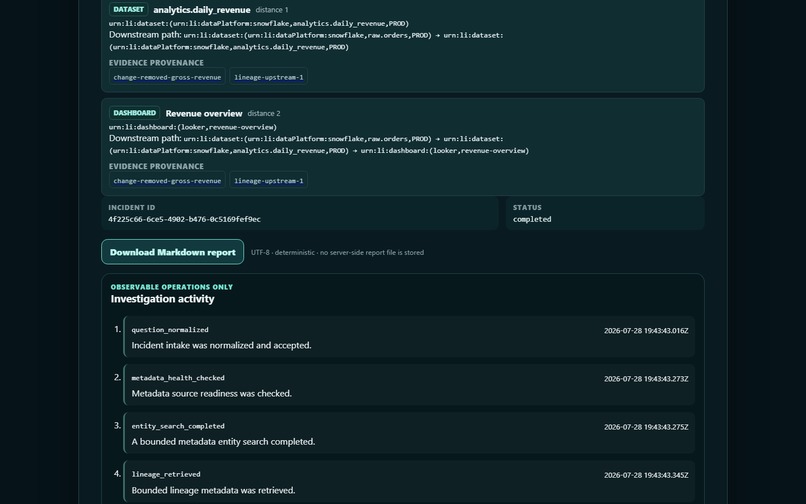 Data Incident Investigator – screenshot 5