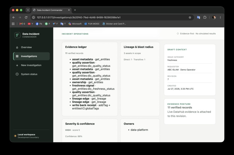 Data Incident Commander – screenshot 3