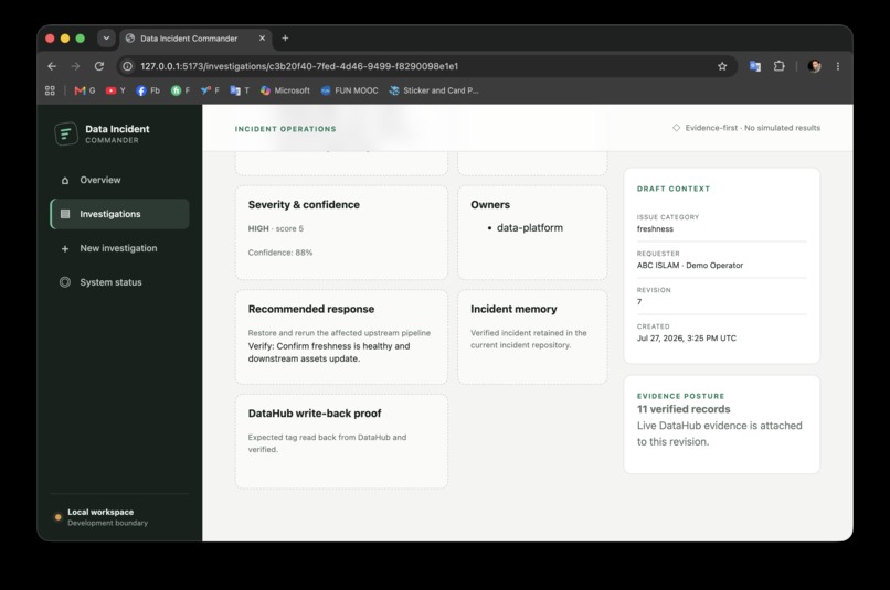 Data Incident Commander – screenshot 4