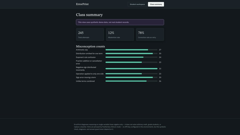 ErrorPrint – screenshot 3