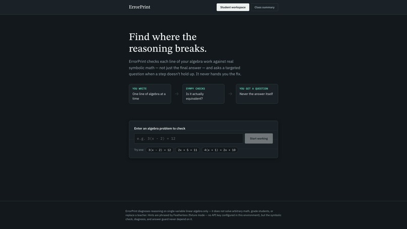 ErrorPrint – screenshot 5