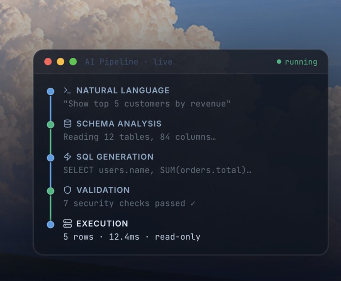 Talktoyourdb – screenshot 1