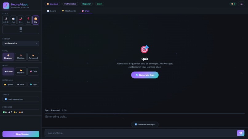NeuroAdapt – screenshot 3