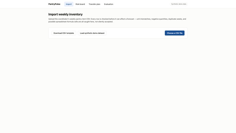 PantryPulse – screenshot 1