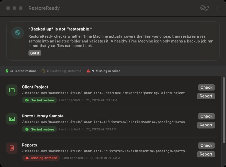 RestoreReady – screenshot 8
