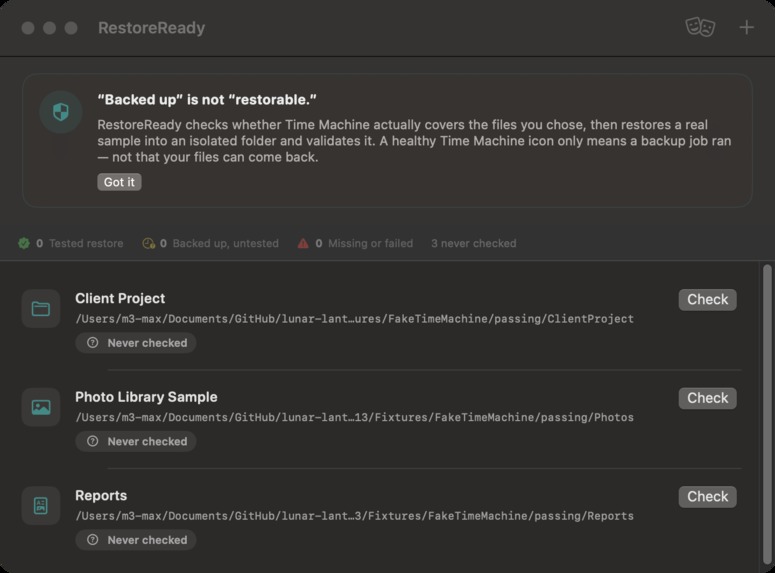 RestoreReady – screenshot 7