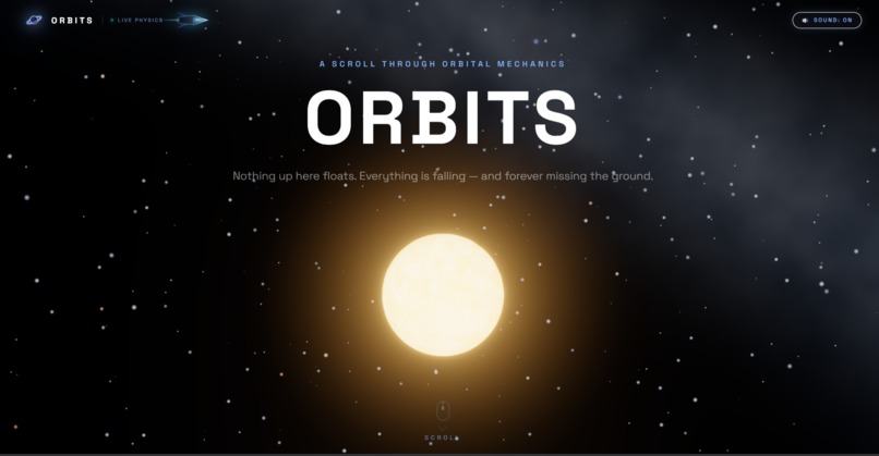ORBITS — An Interactive Journey Through Orbital Mechanics – screenshot 1