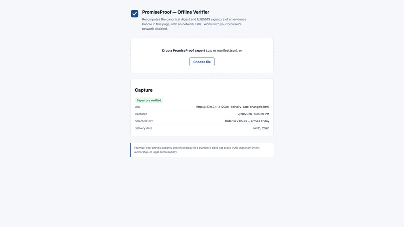 PromiseProof – screenshot 7