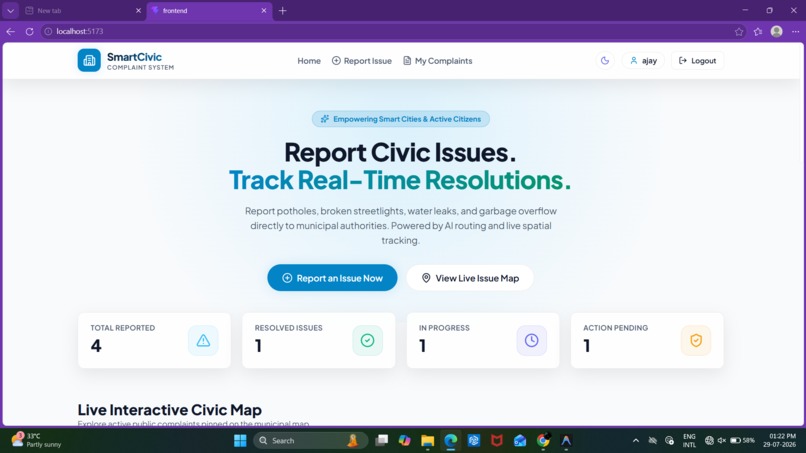 Smart Complaint System – screenshot 3