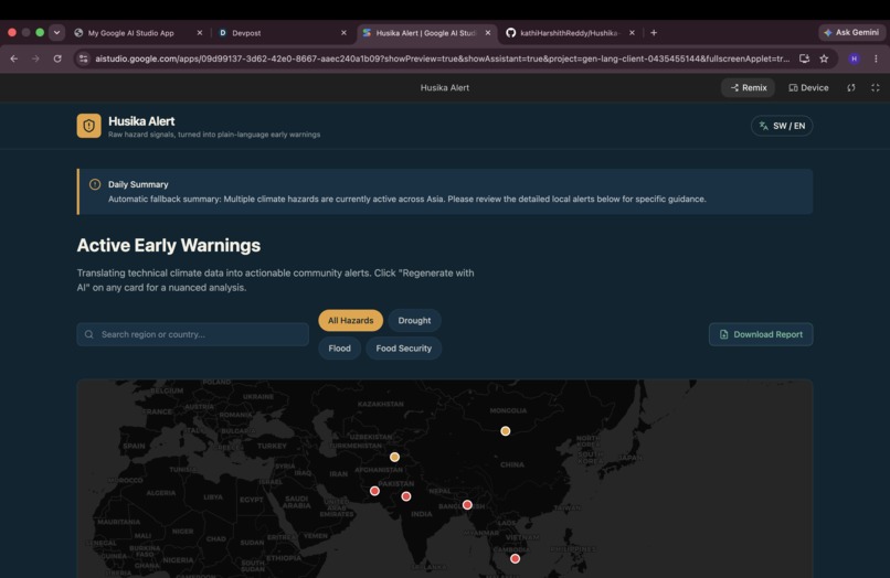 Husika Alert – screenshot 1