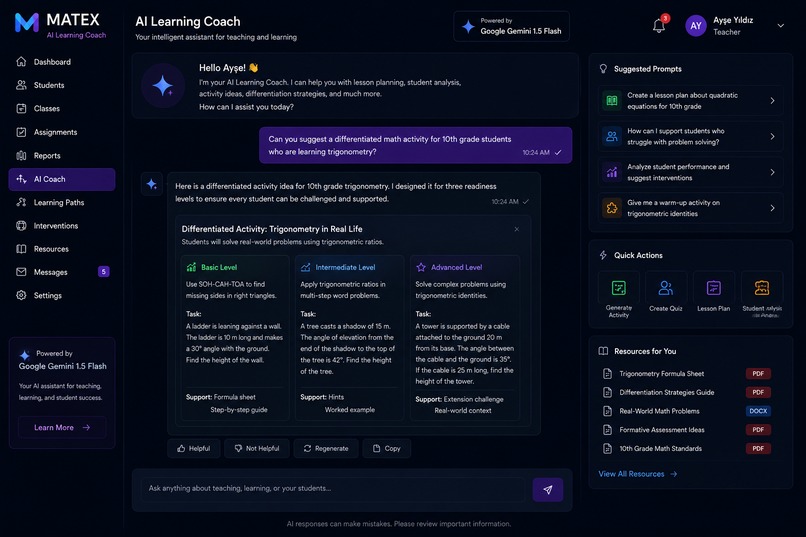 MATEX AI Learning Coach – screenshot 8