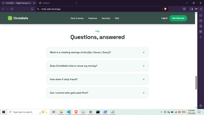 Circle Safe – screenshot 1