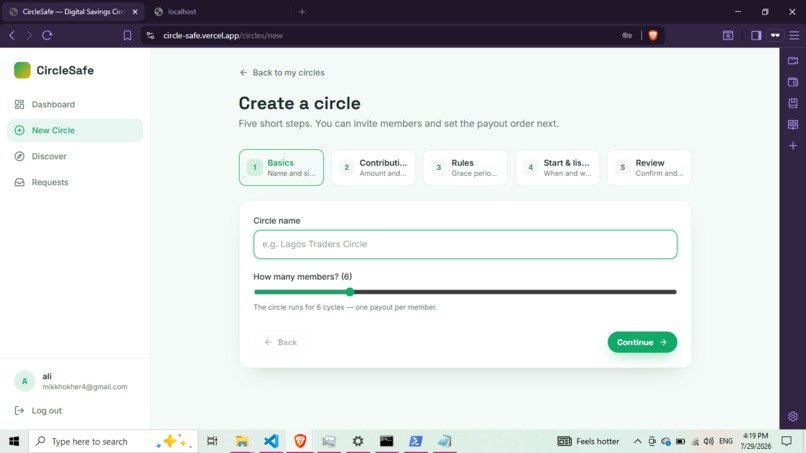 Circle Safe – screenshot 3