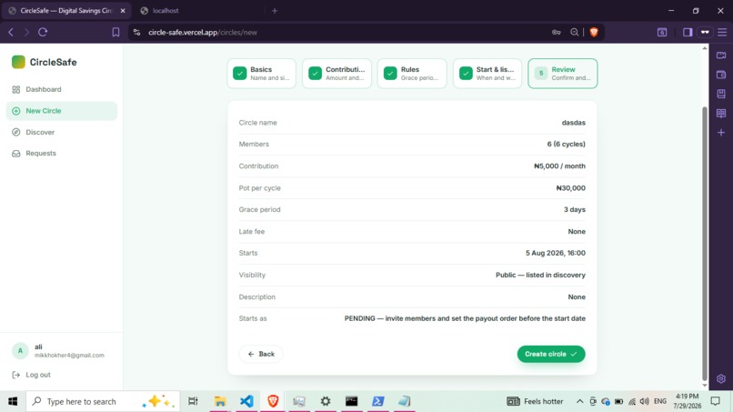 Circle Safe – screenshot 7