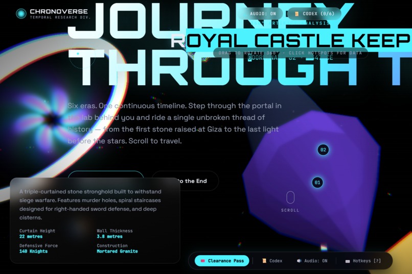 ChronoVerse: A Cinematic 3D Journey Through Time – screenshot 6