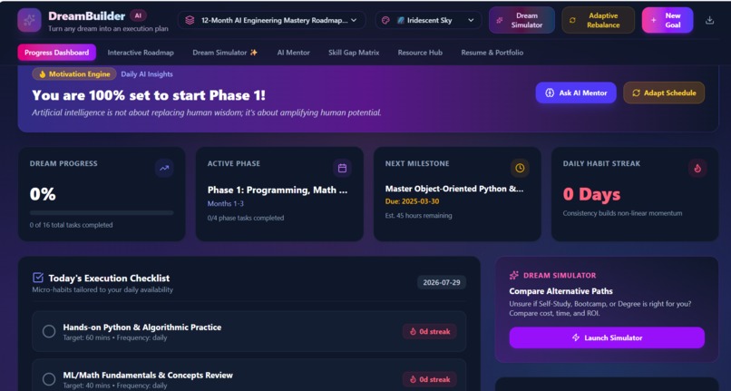Dreambuilder – screenshot 1