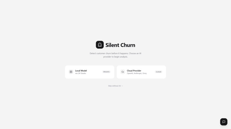 silent churn – screenshot 1