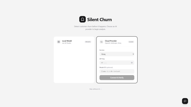 silent churn – screenshot 2