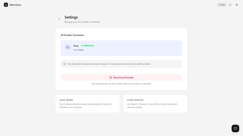 silent churn – screenshot 3